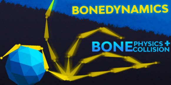 Blender真实骨骼物理碰撞运动插件BoneDynamics Pro V1.5.3-喵星资源网