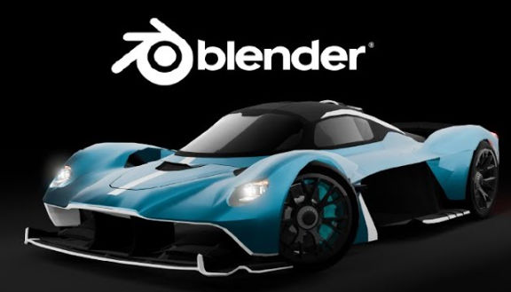 Blender阿斯顿马丁跑车汽车3D建模基础教程 Udemy – Aston Martin Valkyrie 3D Car Modeling for Beginners-喵星资源网