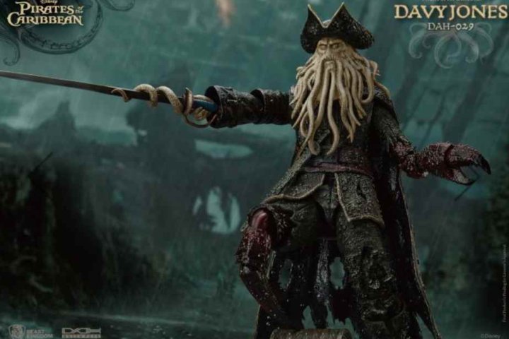 戴维·琼斯Davy Jones《加勒比海盗》三维模型电影游戏角色雕刻手办3D打印DAH-029-喵星资源网