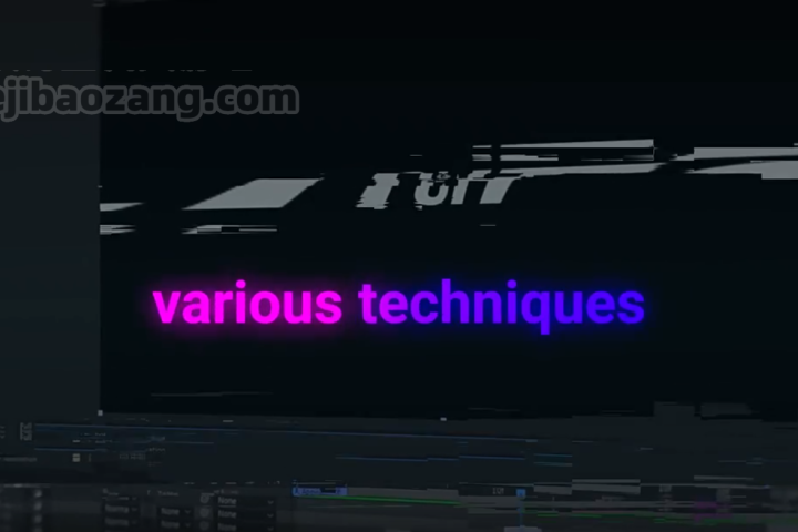 AE教程-大神教你做抖音故障风干扰毛刺文字标题动画特效Creating Glitch Animation-喵星资源网