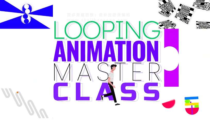 AE无缝循环MG动画制作大师班教程 Looping Animation Masterclass In Adobe After Effects-喵星资源网