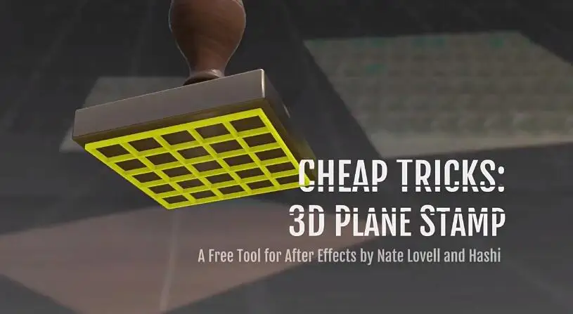 AE脚本 将素材快速映射到任何3D实体上 3D Plane Stamp v1.7+使用教程-喵星资源网