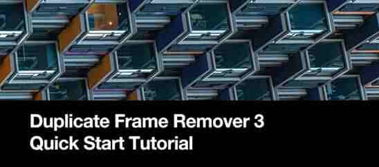 AE重复帧删除脚本Duplicate Frame Remover 3.1-喵星资源网