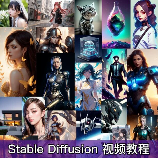 AI绘画Stable Diffusion新手零基础系统教程！-喵星资源网