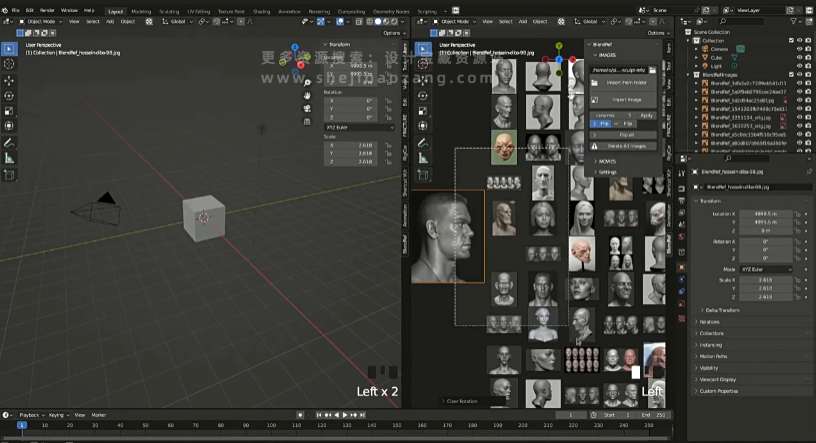 Blender插件 三维建模图片视频参考 Blendref V1.1-喵星资源网