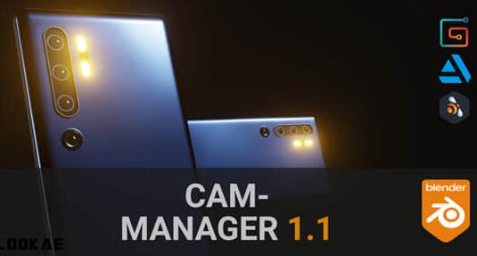 Blender插件 场景摄像机视图设置调整 Cam-Manager v1.1.1-喵星资源网