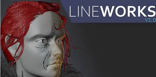 Blender插件 快速给角色添加装配线工具 Lineworks v2-喵星资源网