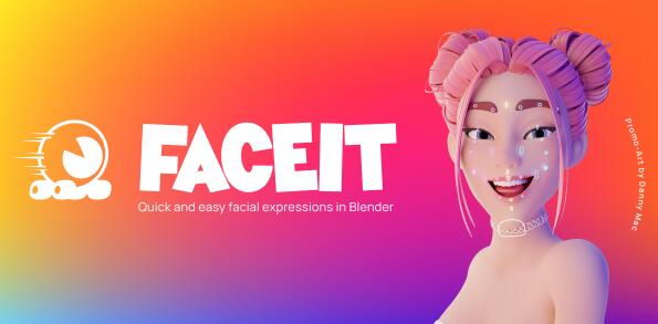 Blender插件 手机人像面部动作捕捉 Faceit V2.3.40-喵星资源网