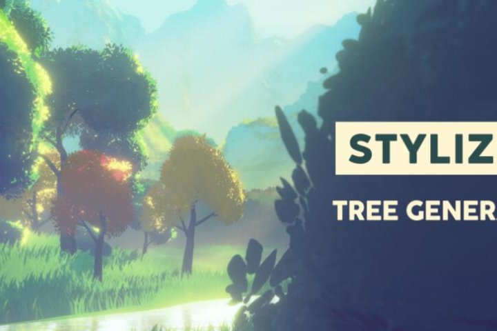 Blender插件 手绘树木生成器Stylized Tree Asset Generator-喵星资源网