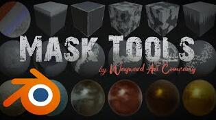 Blender插件 更改创建材质纹理混合遮罩 Mask Tools V2.0-喵星资源网