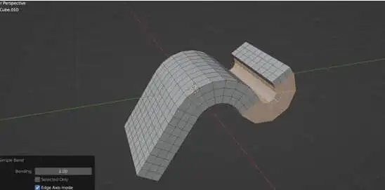 Blender插件 模型弯曲细分网格效果器 Simple Bend v2.3.1-喵星资源网