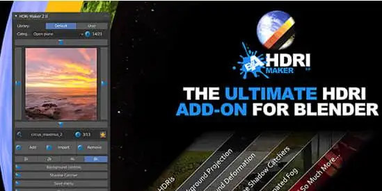 Blender插件 模拟制作HDRI环境场景效果 HDRI Maker v3.0.110-喵星资源网