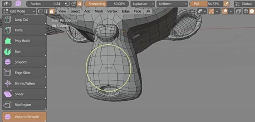 Blender插件 物体表面智能圆滑 Volume Preserving Smoothing v2.6-喵星资源网