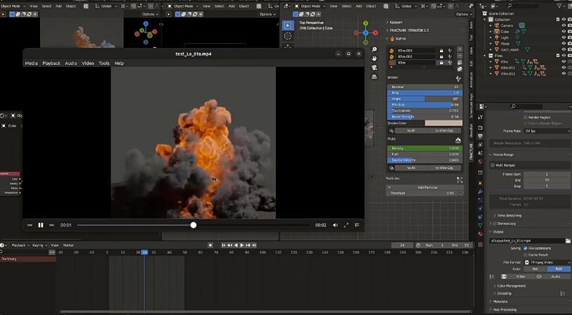 Blender插件 真实火焰爆炸特效 KaFire V1.0.1-喵星资源网