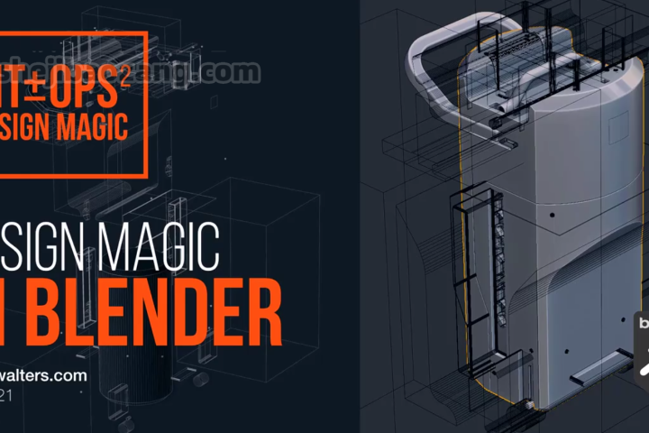 Blender插件-硬表面快速3D建模 Design Magic V1.0.2-喵星资源网