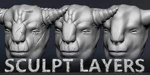 Blender插件 给三维模型雕刻添加更多细节 Sculpt Layers V0.6-喵星资源网