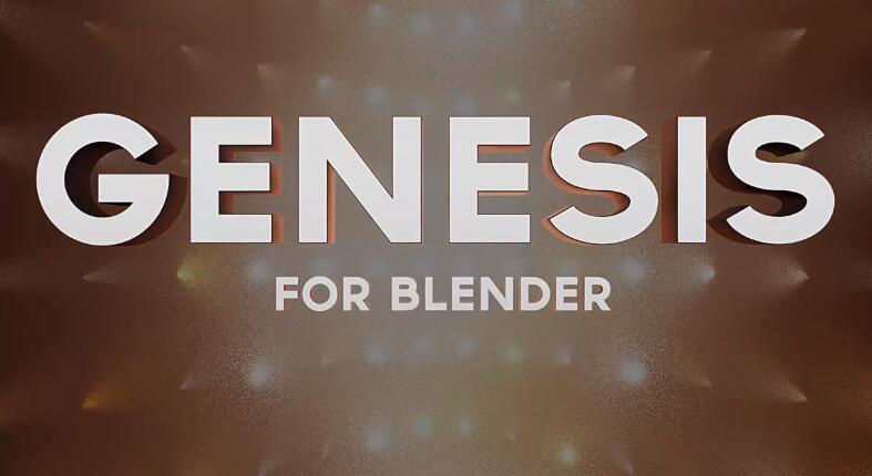 Blender插件 舞台场景灯光生成制作工具 Genesis Light Generator v1.0.0-喵星资源网