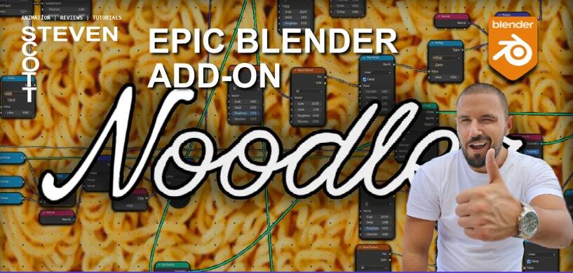 Blender插件 节点框选控制编辑 Noodler v1.0-喵星资源网