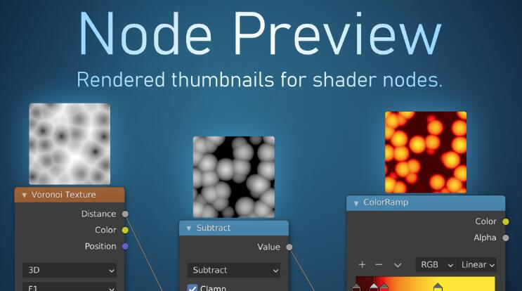 Blender插件 节点缩略图可视化预览 Node Preview V1.16-喵星资源网