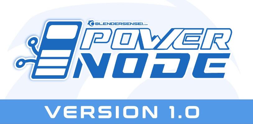 Blender插件 轻松快速使用节点编辑器 Power Node v1.0-喵星资源网