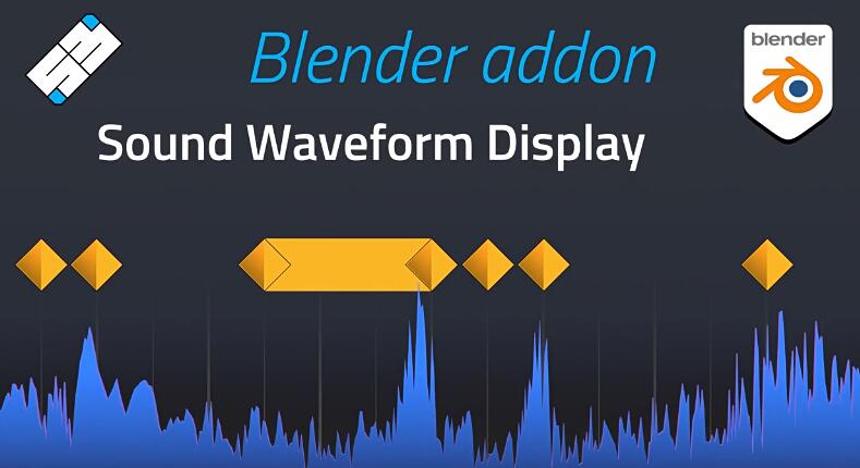 Blender插件 音频可视化动画 Sound Waveform Display V0.9.2-喵星资源网