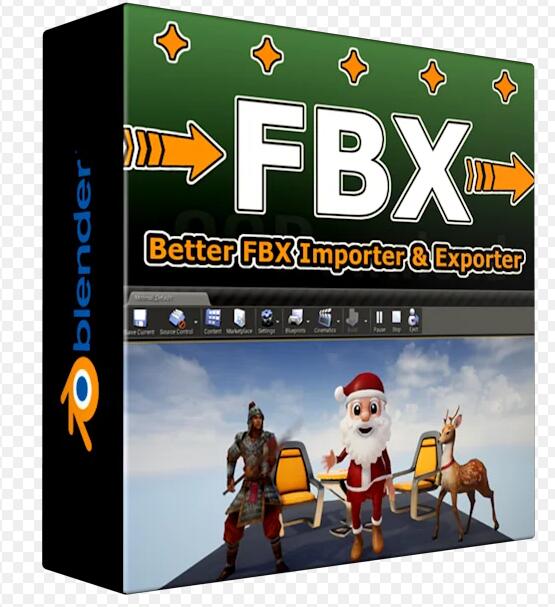 Blender插件 FBX模型导入导出工具 Better FBX Importer & Exporter v5.4.1-喵星资源网