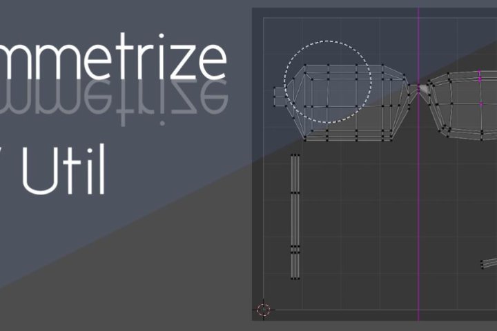 Blender插件 UV贴图对称处理编辑 Symmetrize Uv Util 1.4.0-喵星资源网