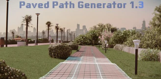 Blender插件3D道路生成器Paved Path Generator-喵星资源网