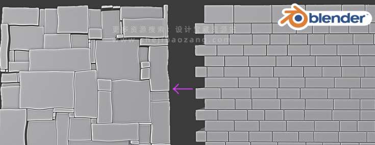 Blender石材地板墙面柱子生成器插件：Natural Stone Wall Factory V1.1-喵星资源网