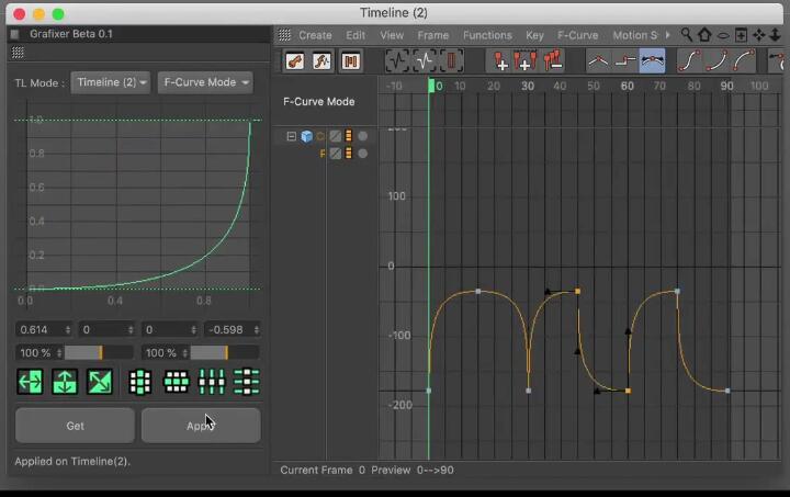 C4D插件 动画关键帧曲线预设 Grafixer v2.0.0 For Cinema 4D R22-R26-喵星资源网