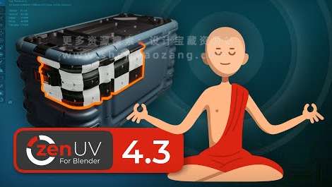 Zen Uv V4.4.0.5-3D模型UV创建Blender插件-喵星资源网